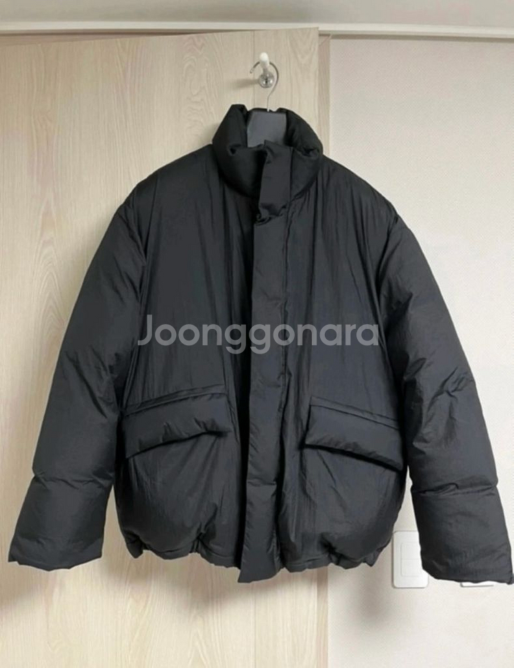 TNGT 구스다운 숏패딩 블랙 105 XL--0
