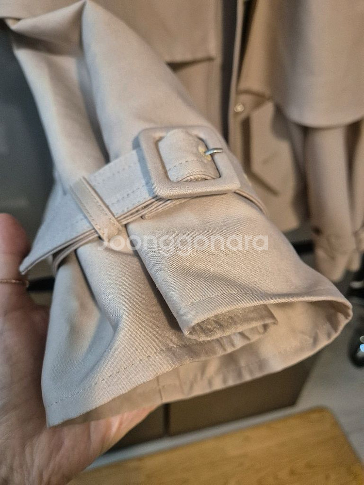 js뉴욕 최신상 케이프스타일 바바리자켓--3