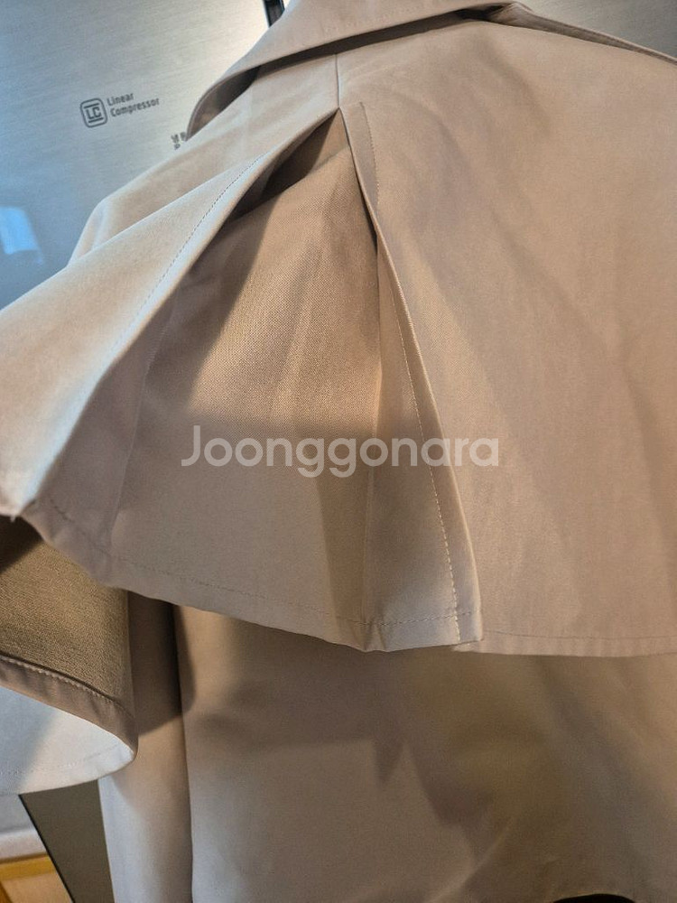 js뉴욕 최신상 케이프스타일 바바리자켓--5