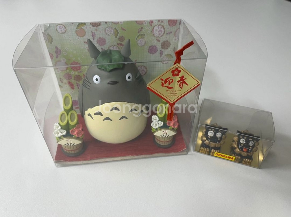 지브리 토토로 피규어, 오키나와 시샤 피규어 일괄--0