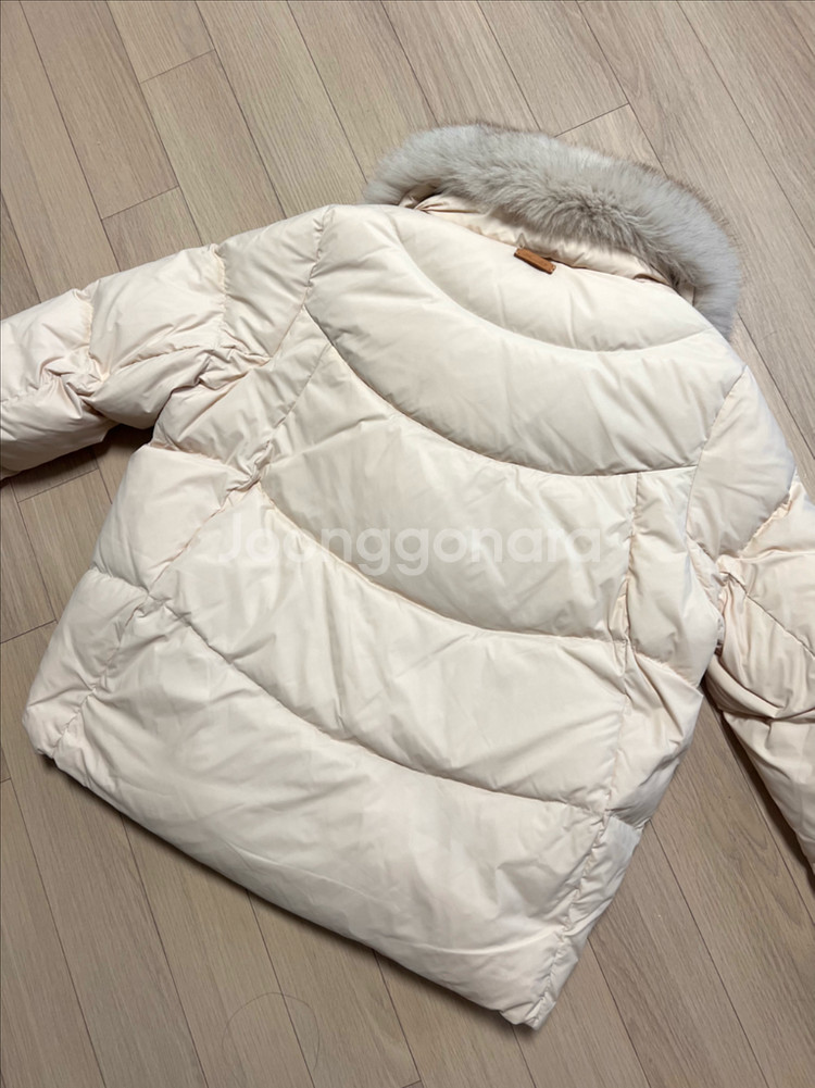 써스데이아일랜드 폭스퍼카라자수숏패딩 오리털덕다운점퍼자켓--13