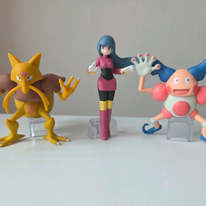 반다이 정품 포켓몬 스케일월드 초련&윤겔라&마임맨