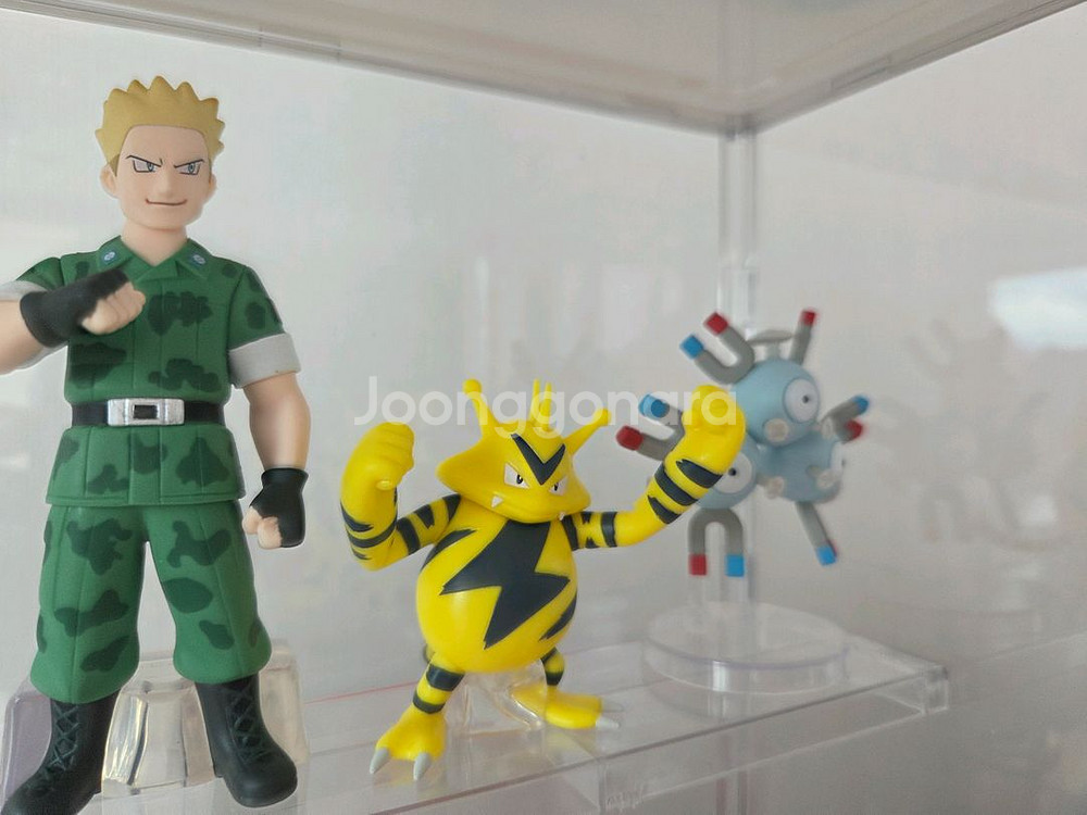 반다이 정품 포켓몬 스케일월드 마티스&에레브&레어코일--0