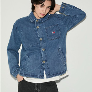 타미 포켓 데님 셔츠 xxl(110)새상품