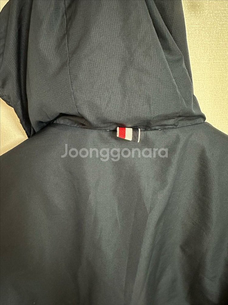 톰브라운 사선 후드 립스탑 바람막이 3size--2