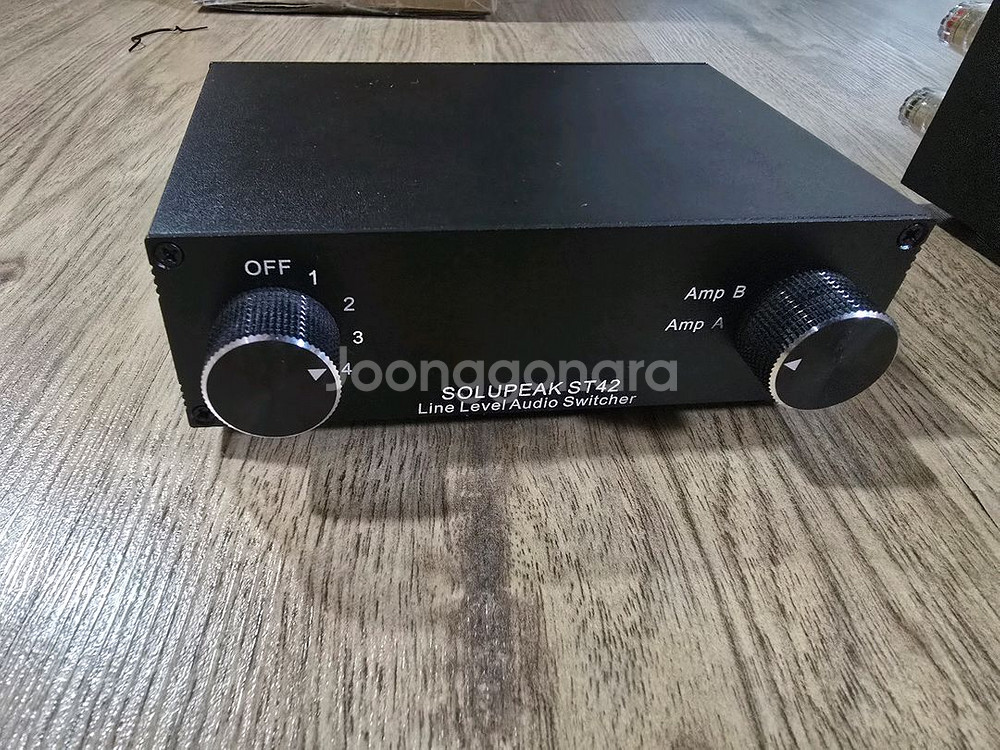 진공관보호 앰프 스피커 셀렉터 + 소스 셀렉터--2