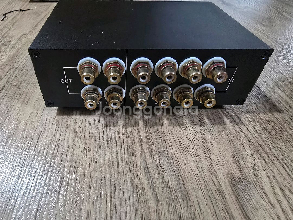 진공관보호 앰프 스피커 셀렉터 + 소스 셀렉터--3