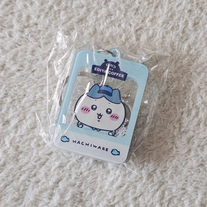 이디야 먼작귀 하치와레 사원증 워터볼 키링