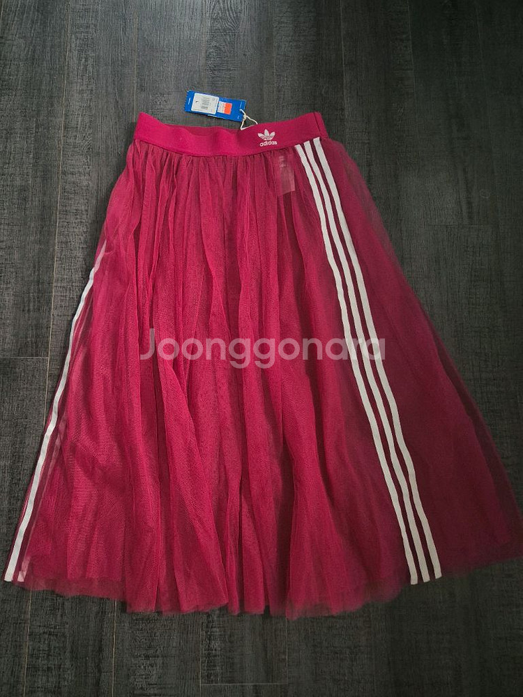 (새상품)손나은 아디다스 튤 스커트--0
