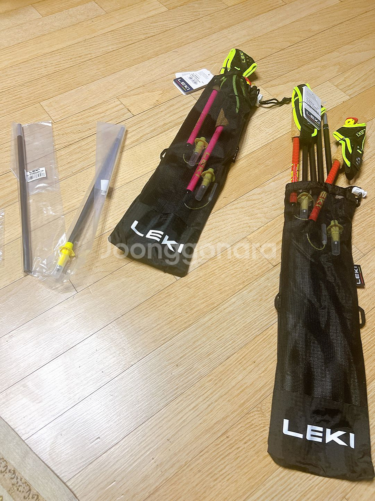 레키 트레일런닝 leki 트런 노르딕워킹 카본스틱래키--2