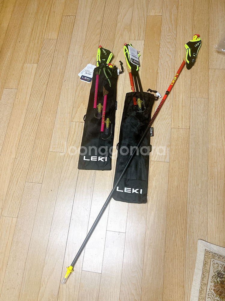 레키 트레일런닝 leki 트런 노르딕워킹 카본스틱래키--0