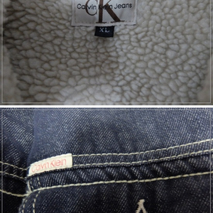 캘빈클라인 양털자켓