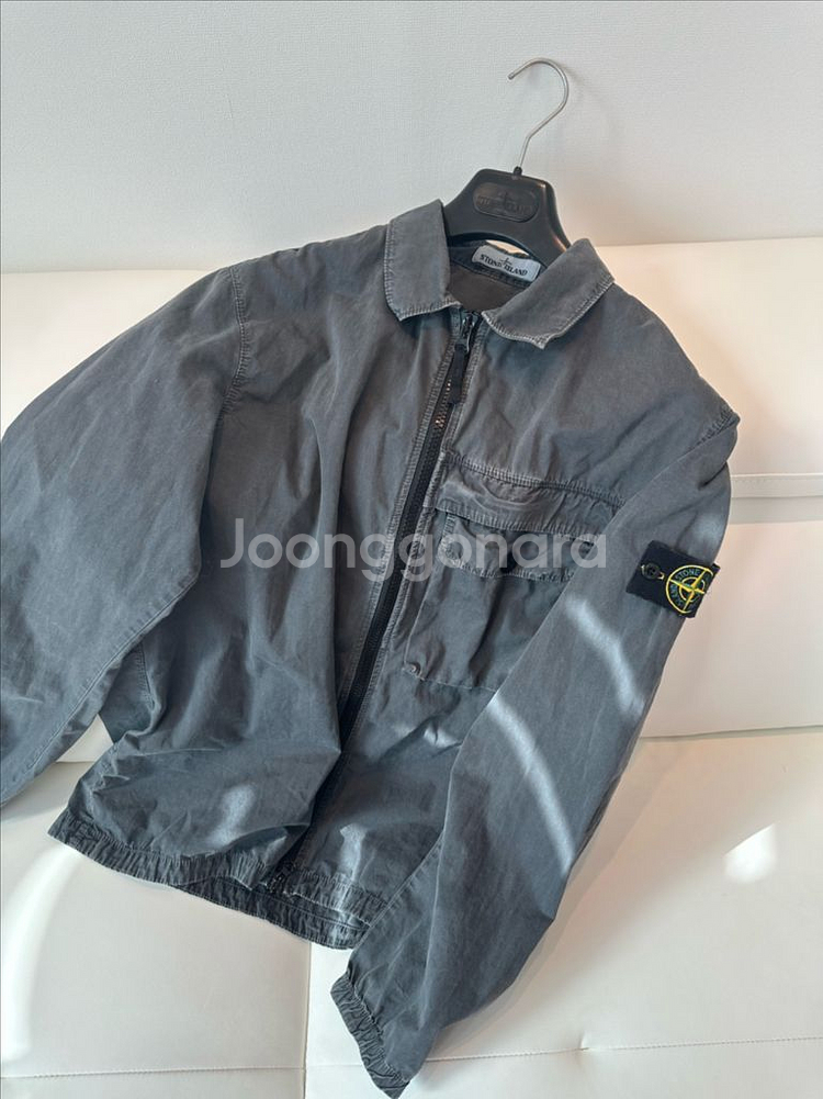 [백화점/한글택] XL 스톤아일랜드 가먼트다잉 오버셔츠--0