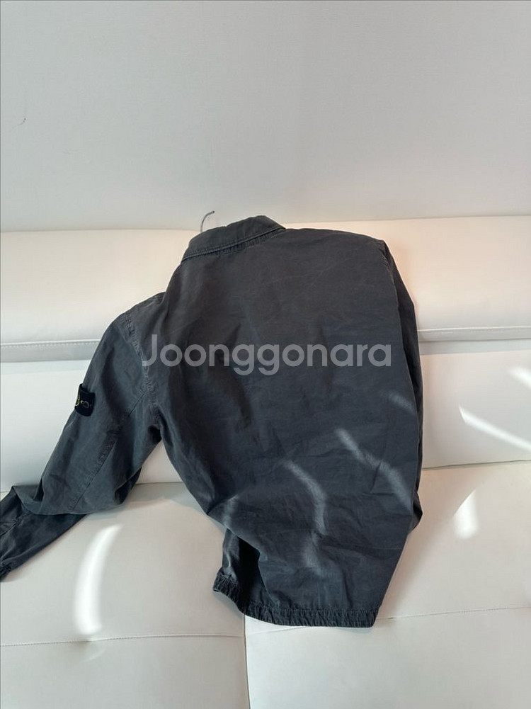 [백화점/한글택] XL 스톤아일랜드 가먼트다잉 오버셔츠--2