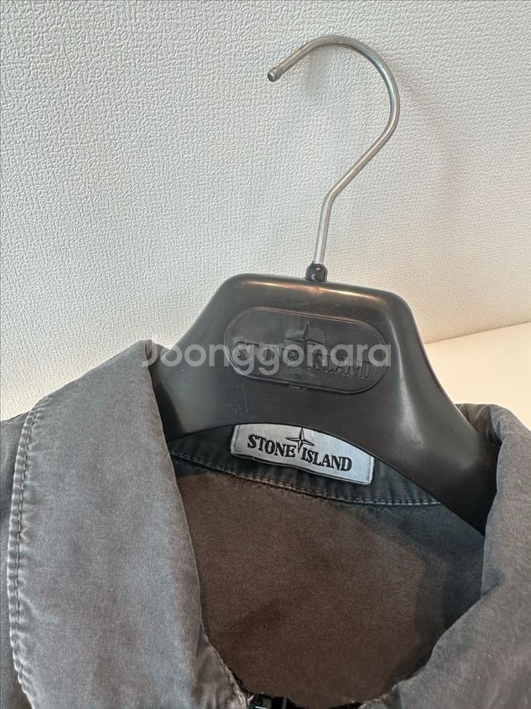 [백화점/한글택] XL 스톤아일랜드 가먼트다잉 오버셔츠--6