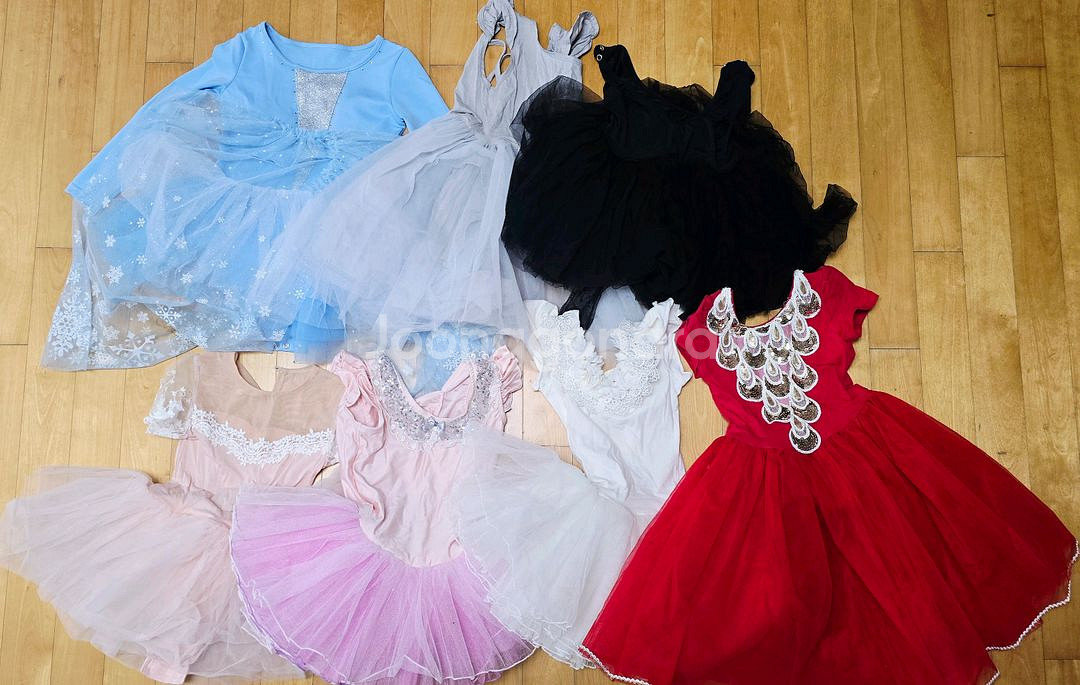 아동 발레복, 슈즈 세트 일괄 판매--0