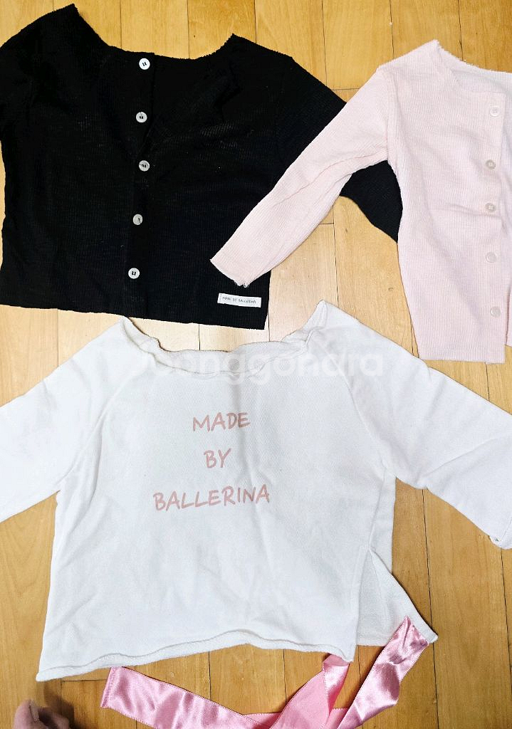 아동 발레복, 슈즈 세트 일괄 판매--2