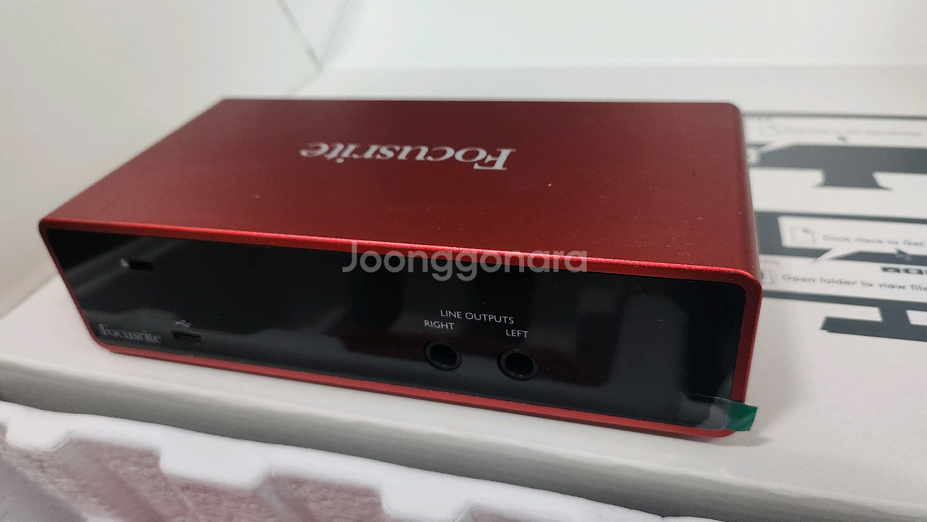 포커스라이트 스칼렛 2i2 스튜디오 3세대 오디오 인터--2