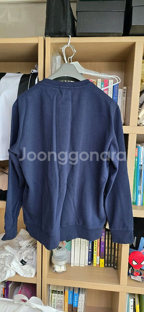 빈폴 자수 빅로고 맨투맨 네이비 105사이즈--1