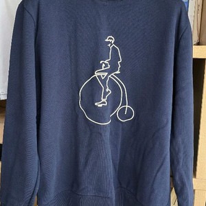 빈폴 자수 빅로고 맨투맨 네이비 105사이즈