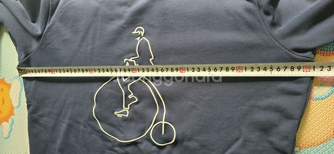 빈폴 자수 빅로고 맨투맨 네이비 105사이즈--5