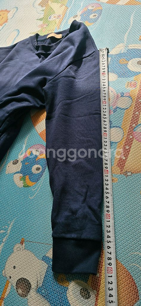 빈폴 자수 빅로고 맨투맨 네이비 105사이즈--6