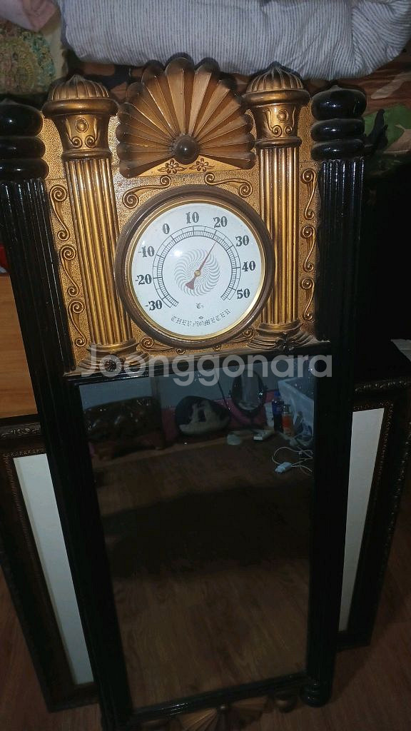 옛날귀한거 빈티지 온도계거울. 39. 100--1