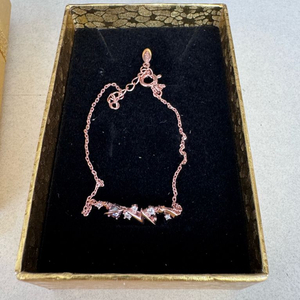 로즈골드 은팔찌