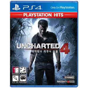 ]PS4 언차티드4 해적왕과 최후의 보물 한글판 중고