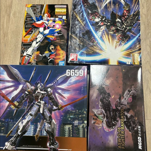 건프라 4종 반다이 새상품 2종+대륙제 새상품 2종팜