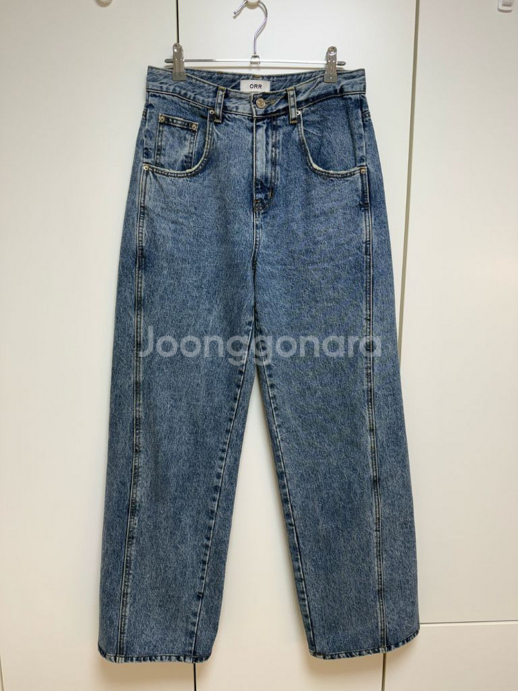오르 731 절개 데님 블루 롱기장 xs--0