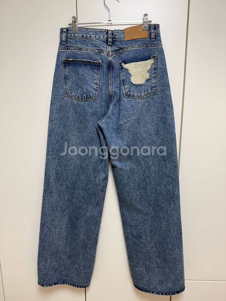오르 731 절개 데님 블루 롱기장 xs--1