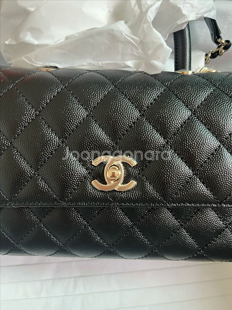 샤넬 코코핸들 미듐(구스몰현미듐)--0