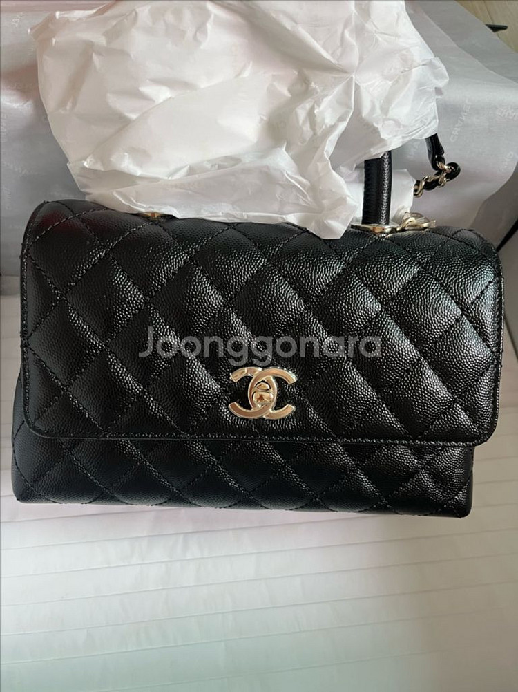 샤넬 코코핸들 미듐(구스몰현미듐)--3