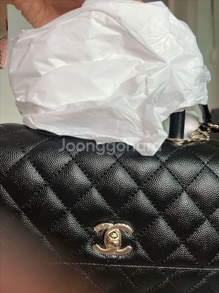 샤넬 코코핸들 미듐(구스몰현미듐)--7