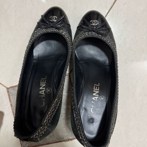 샤넬 트위드 구두