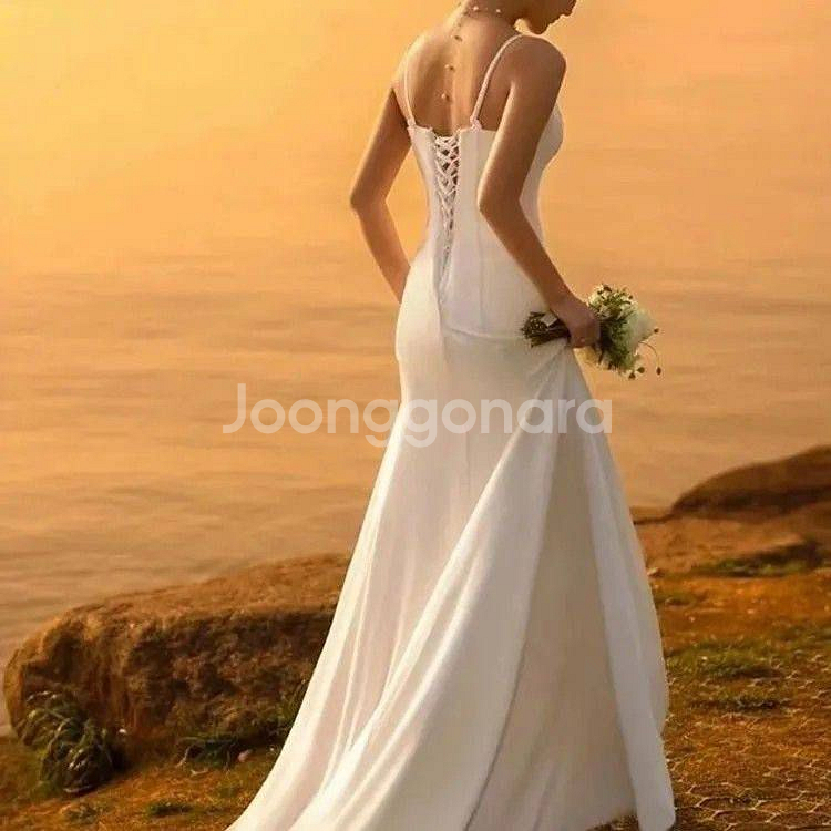 웨딩드레스 XL 셀프웨딩--0