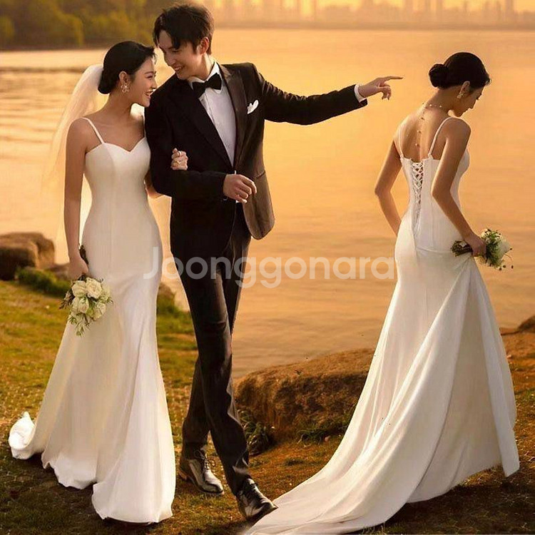 웨딩드레스 XL 셀프웨딩--1