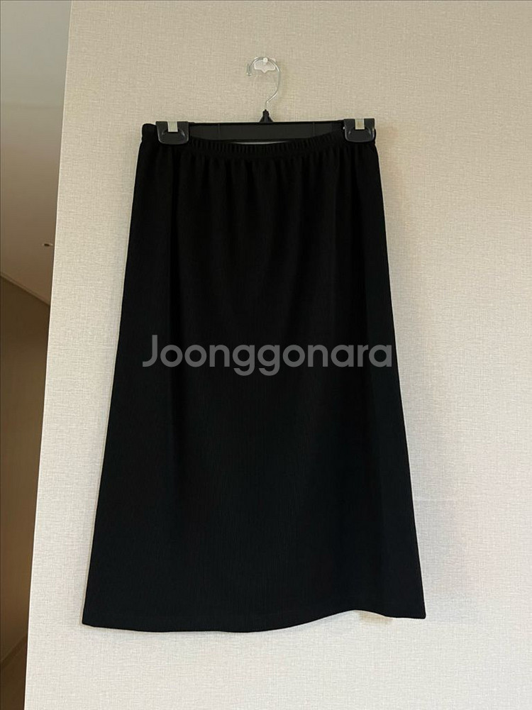 어그스트 레이어드 팬츠스커트 블랙 2사이즈 새상품--9