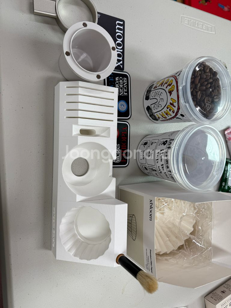 엑스블룸 스튜디오 커피머신 화이트--5