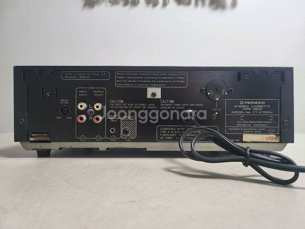 파이오니아 CT-X700W 미니더블데크--3