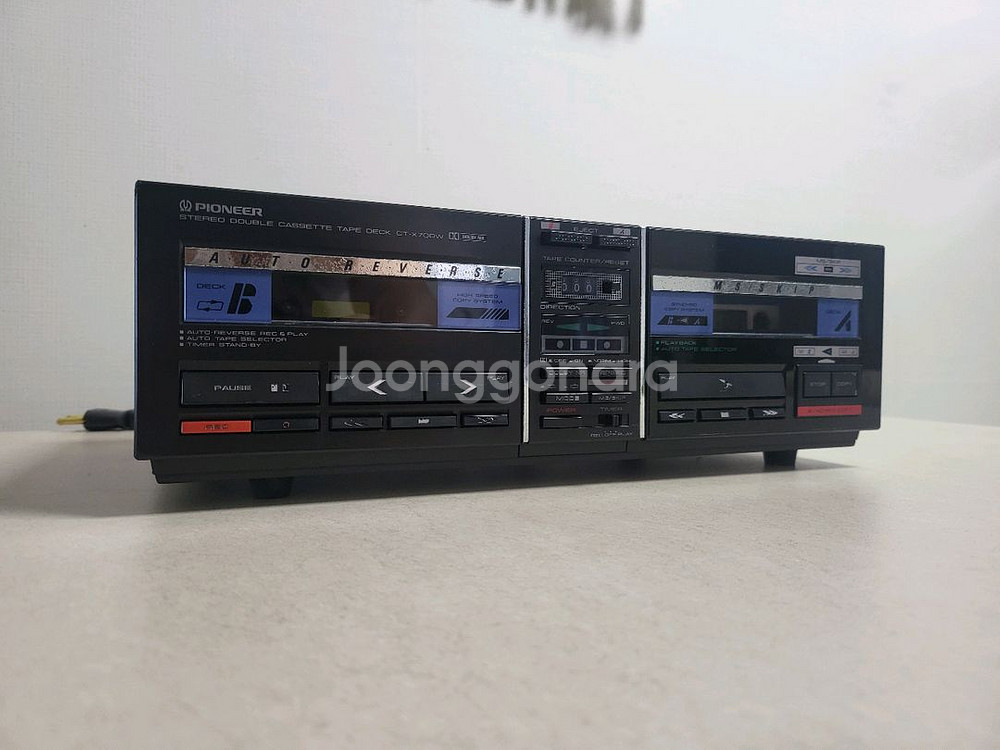 파이오니아 CT-X700W 미니더블데크--2