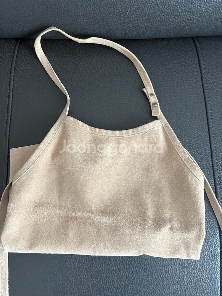 모노하 apron 스웨이드 탑--2
