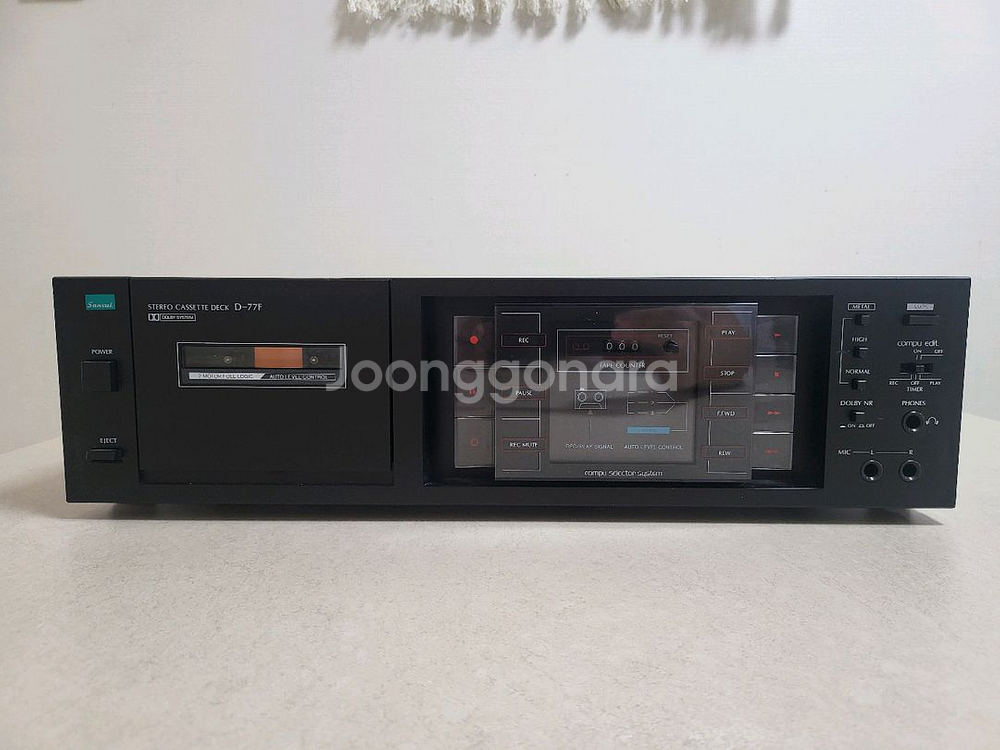 산수이 D-77F 카세트데크--0