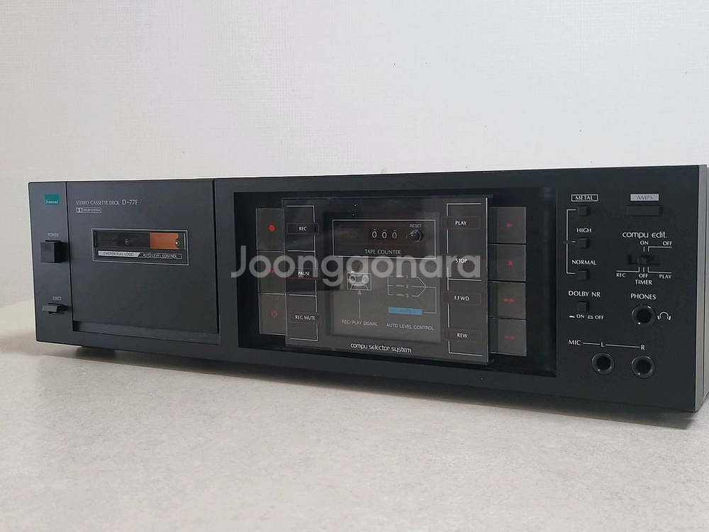 산수이 D-77F 카세트데크--2