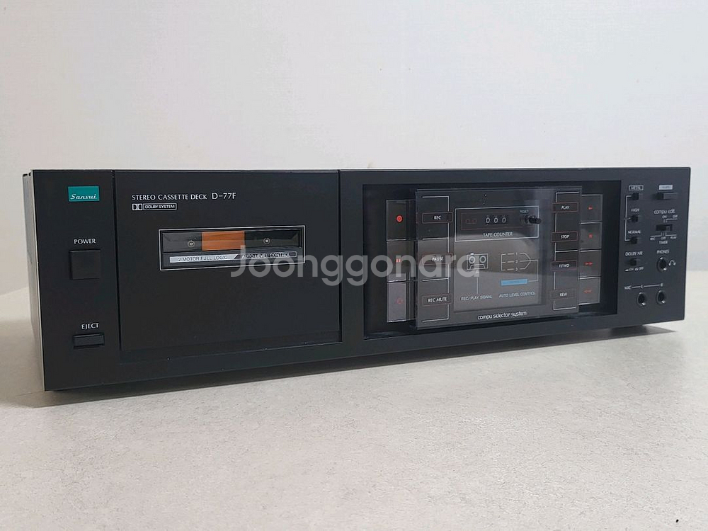 산수이 D-77F 카세트데크--1