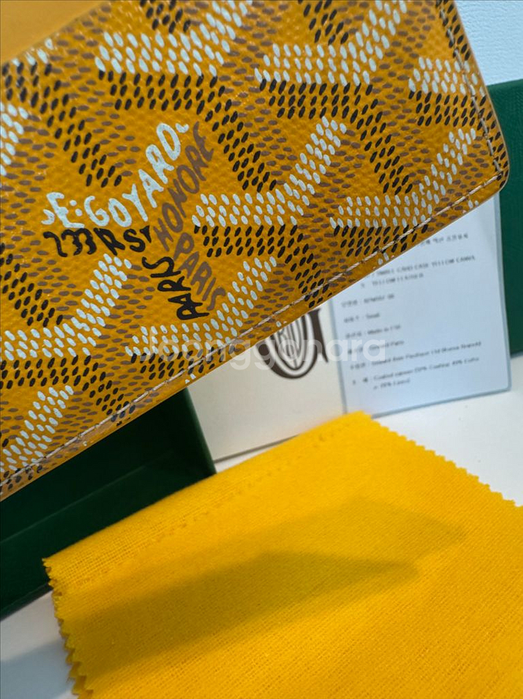 [24FW/백화점] 고야드 스페셜컬러 생쉴피스 옐로우--2