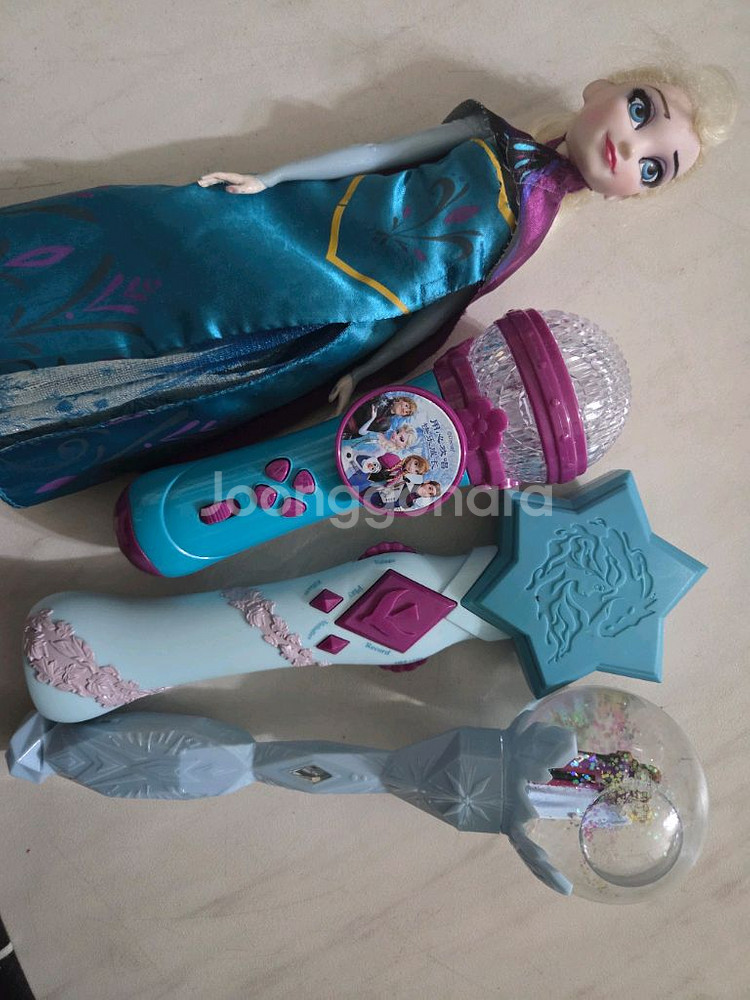 겨울왕국 스노우볼 엘사마이크--0