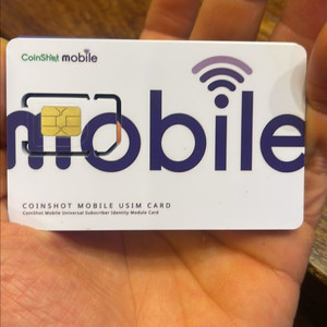 알뜰폰 모빙 조이텔핀샷.코인샷 lgu+유심