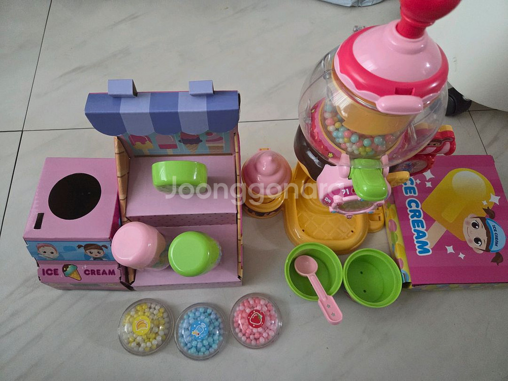 콩순이 구슬아이스크람 콩순이 부푸러 빵가게 2종--1